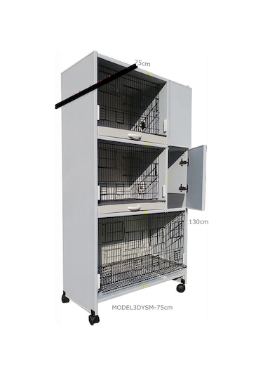 İstanbul Kafes Model 3Ys Pvc Kuş Dolabı