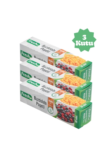 Buzdolabı Poşeti Küçük Boy 3 Kutu