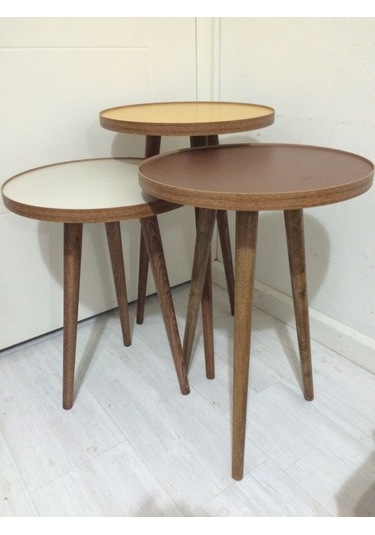 3'Lü Zigon Sehpa Tasarım - 16Mm Veya 18Mm Mdf Tabla (413805149)