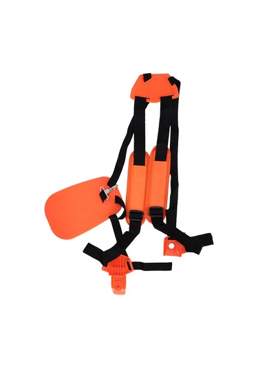 Xiyyadms Nylon Çift Omuzlu Bahçe Aleti Askısı - Ayarlanabilir, Ağır Gereçler İçin Konforlu, Yeşil Alan Bakımı Turuncu