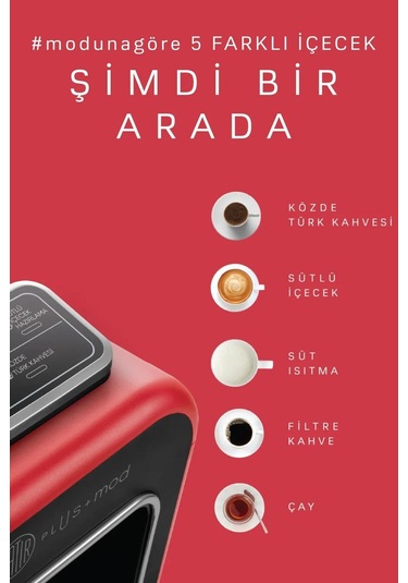 Karaca Hatır Plus Mod 5 In 1 Konuşan Kahve ve Çay Makinesi