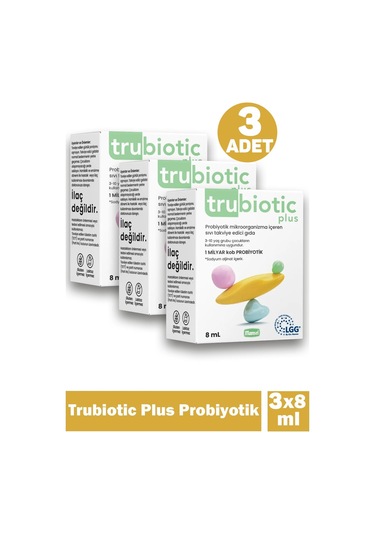 Trubiotic Plus Probiyotik 8 Ml 3 Adet