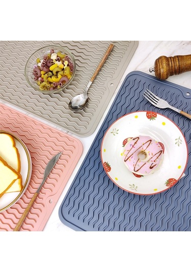 Sones Tpr Kalınlaştırılmış Termal Ped Dalga Desenli Drenaj Kaymaz Mat Haki