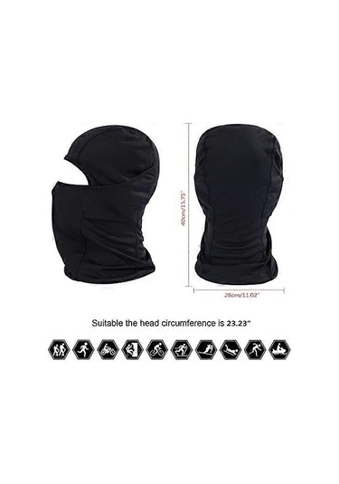 Maske, Yumuşak Nefes Alabilir Çok Fonksiyonlu Rüzgar Geçirmez Motosiklet Bisiklet Balaklava Taktik Şapka Elastik Kayak Maskesi Diğer