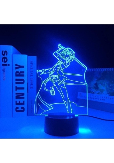 Wealthglow Renk Değiştiren 3d Dekoratif Şekilli Led Lamba - 12 Cm X65eho Siyah