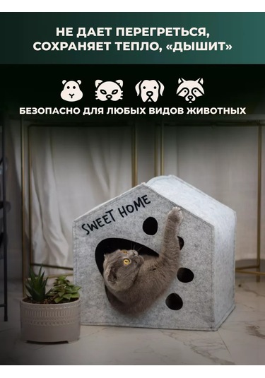 Eva Pets Küçük Ve Orta Boy Irklar İçin Kedi Ve Köpekler İçin Kabin Yatak 154857042