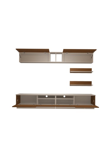 Decoraktiv Trendstyle 5220 Mdf Tv Ünitesi Tv Sehpası Beyaz - Ceviz