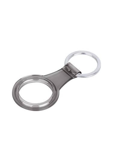 Zore Airtag 07 Uyumlu Silikon Anahtarlık-renksiz