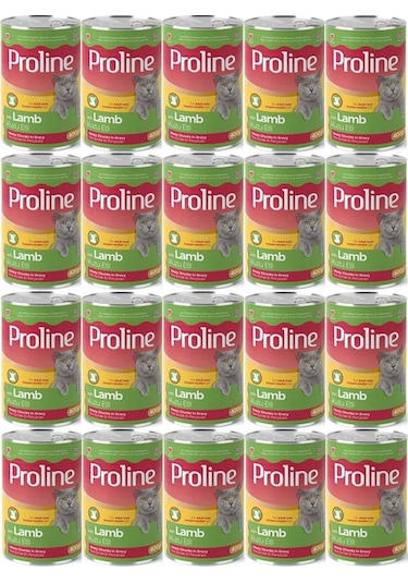 Pro Line Kuzu Etli Yetişkin Kedi Konservesi 20 x 400 G