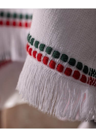 Yılbaşı Charmant Mutfak Havlu Seti - Beyaz Beyaz