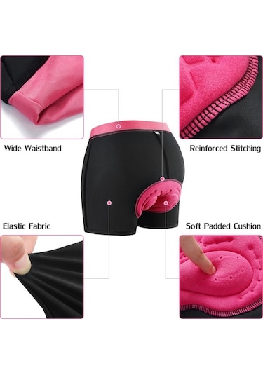 Didadodo Kadın Bisiklet İç Çamaşırı Dolgulu Bisiklet Şortu Nefes Alabilir Mtb Bisiklet Şortu Diğer Diğer