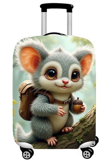 Smart Travel Valiz Koruyucu Kılıfı Kabin Küçük Boy Sincap