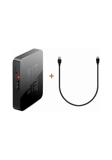 Gplus 4Khd102M 2 Port 4K Ultra Hd 1 Giriş 2 Çıkış Mini Splitter