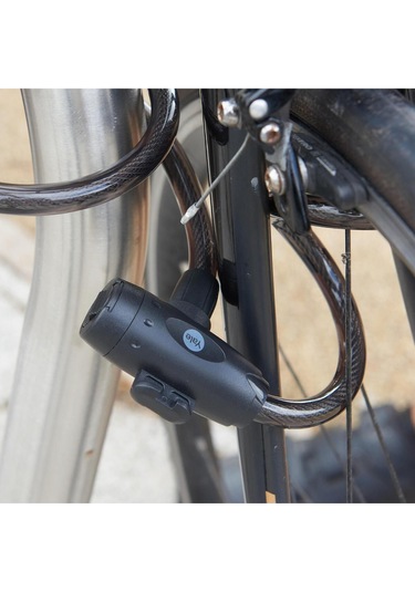 Yale Essential Kablolu Bisiklet Kilidi 12mm - Anahtarlı Gri
