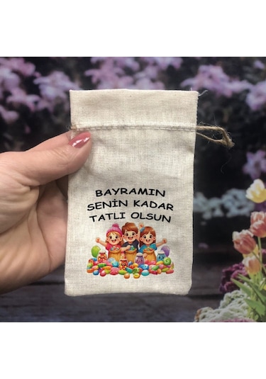 Bayram Harçlık Kesesi - 5 Adet Büyük Boy 0029 1-12 Yaş