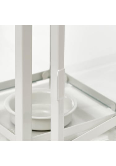 Ikea Borrby Fener Beyaz 20 Cm
