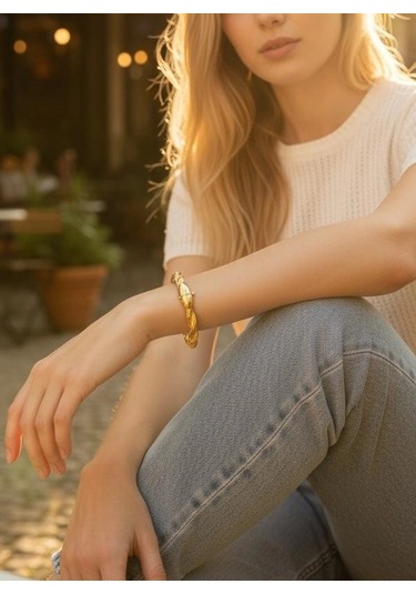 Altın Hediyelik Erzurum Burma Kelepçe Bilezik