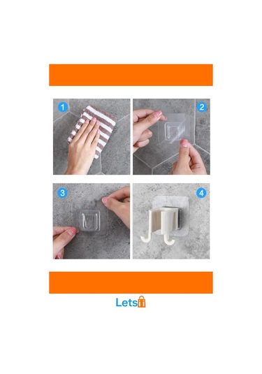 Kendinden Yapışkanlı Duş Başlığı Organizeri Çok Renkli