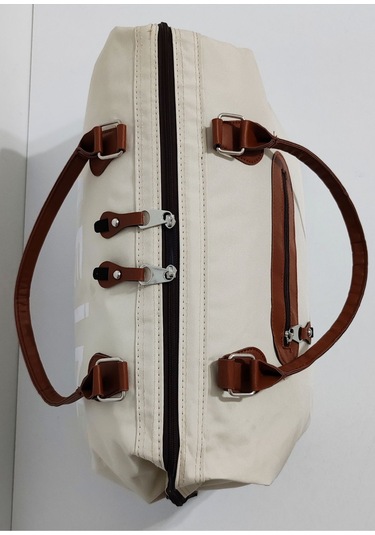 Bebek Bakım Çantası Organizatör Fonksiyonel Anne Bebek Bakım El Çantası Mein Krem