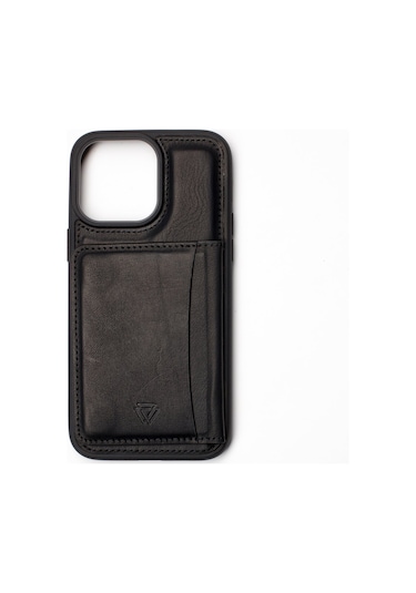 Back Wallet Apple Uyumlu iPhone 12 Pro Max Siyah