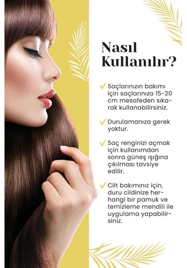 Papatya Suyu Saç Ve Yüz Toniği %100 Doğal - 200ml