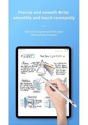 Neevoyu Evrensel Aktif Kapasitif Kalem - İos/android Uyumlu, Type-c Hızlı Şarj, Gerçek Zamanlı Pil Göstergesi, Akıllı Enerji Tasarrufu, 1.9mm Pom Uç, Tablet/phone/ıpad İçin