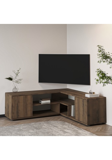 Roza Köşe – Çok Amaçlı, Kapaklı TV Sehpası Antik Ceviz