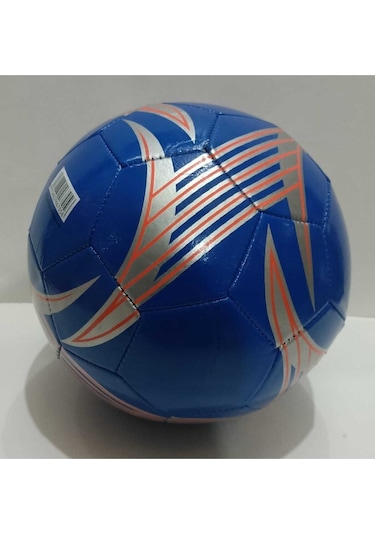 Futbol Topu Dikişli No 5 - Mavi Çok Renkli