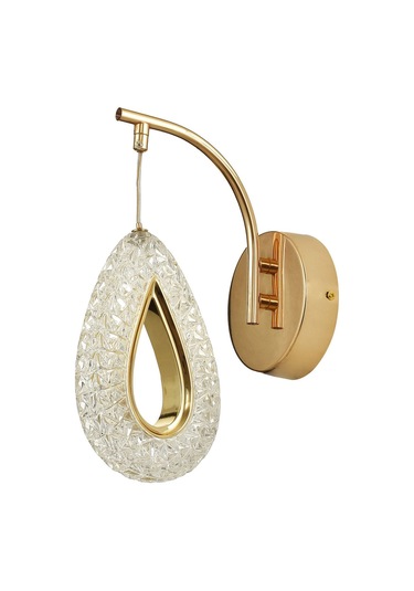 Dali Ledli Dimmer Modern Lüks Aplik 3 Renk Led Sarı-beyaz-gün Işığı - Gold Gold