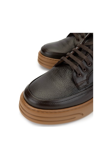 Tamer Tanca Erkek Hakiki Deri Kahverengi Casual Bot 537 3418 Erk Bot Sk24-25 Khv Dr/khv Fltr Kahverengi