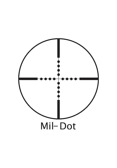 Barska 4x20 Electro Sight Mil-dot M-16 Base Dürbün Siyah