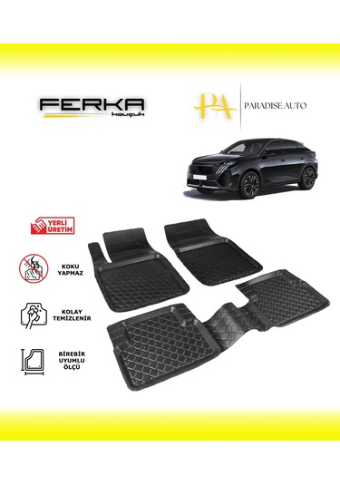 Peugeot 3008 Hybrid 2025 Ve Üstü Uyarlanabilir Havuzlu Paspas