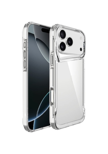 Apple Uyumlu iPhone 17 Pro Kılıf Zore T-max Kapak Seffaf