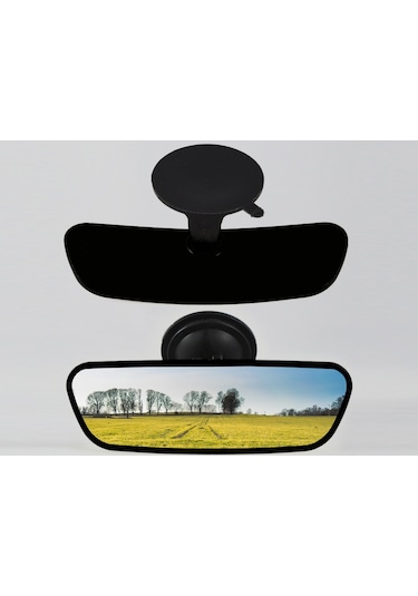 Pırlanta-3 Vantuzlu Universal Dikiz Aynası 17X5 Cm 5