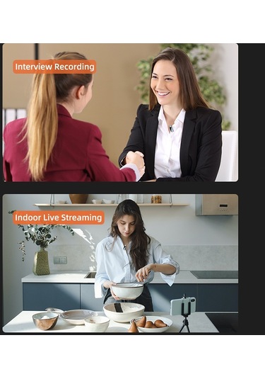 S16 Kablosuz Yaka Mikrofonu Taşınabilir Mini Tip-c Yaka Mikrofonu Seti Verici + Alıcı 681400557a