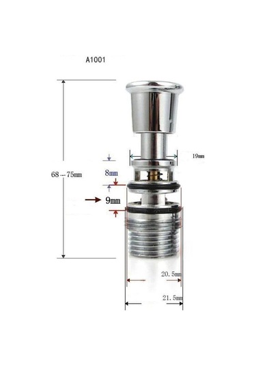 Suntek Duş Diyalayıcı Valf 3 Yolu Banyo Tuvalet Mutfak A1001 Gümüş