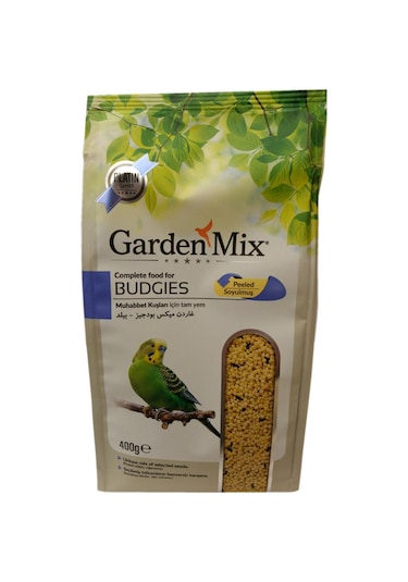 Gardenmix Platin  Seri Soyulmuş Muhabbet Kuş Yemi  400 Gr