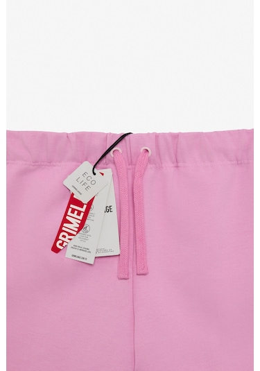 Ethıquet NUA Kadın Esnek Kumaşlı Kordonlu Comfort Fit Pembe Şort