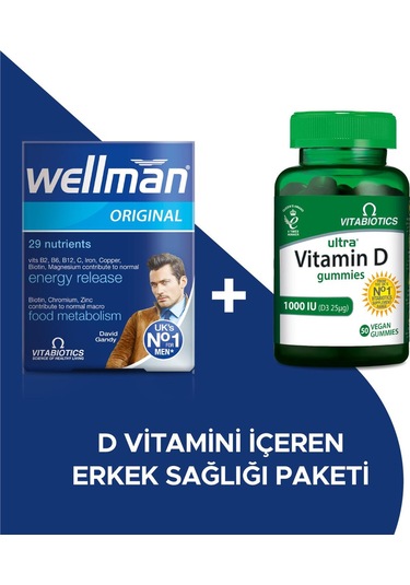 D Vitamini İçeren Erkek Sağlığı Paketi
