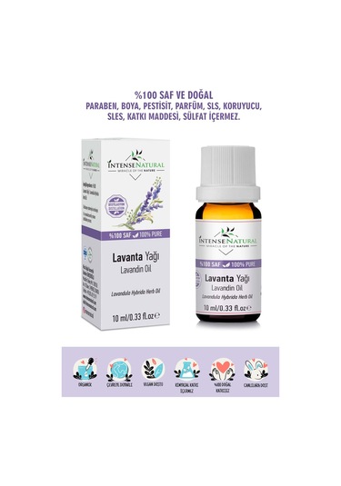 Intense Natural Lavanta Yağı 10 ML