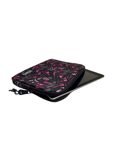 Jacbag Pembe Geometrik Kız Çocuk/kadın Tablet Çantası/kılıfı Suya Dayanıklı Malzeme Tablet Kılıfı