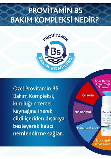 Bepanthol Derma Temel Nemlendirici Günlük Vücut Losyonu 400 ML