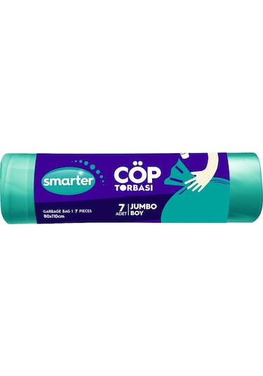 Smarter Jumbo Boy Çöp Torbası 80 x 110 CM Çöp Poşeti