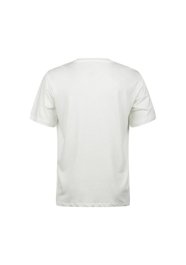 2as Axel Erkek Bisiklet Yaka T-shırt Beyaz