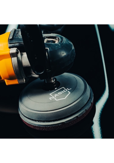 Nasiol Cırtlı Polisaj Tabanı-125/145mm-Araç Pasta Cila Polisaj Aplikatörü-Sünger ve Keçelerle Uyumlu