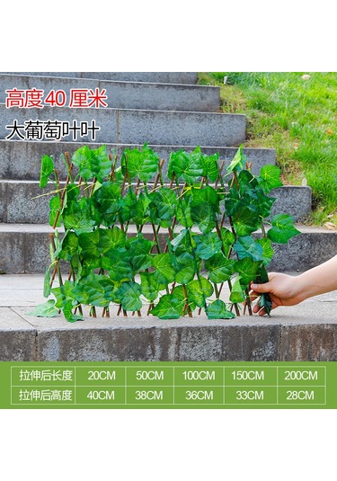 Suofeng Uzayabilir Bahçe Çiti - 40 Cm Yüksekliğinde Dekoratif Ahşap Çit, Dayanıklı Ve Pratik