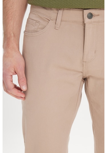 AC&Co / Altınyıldız Classics Slim Fit Dar Kesim Pamuklu Esnek Chino Erkek Pantolon Bej AC&Co / Altınyıldız Classics Slim Fit Dar Kesim Pamuklu Esnek Chino Erkek Pantolon Bej