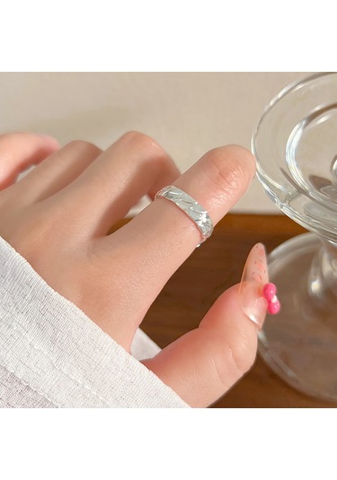 Kadınlar İçin Özel Olarak Tasarlanmış Benzersiz Düz Bantlı Yüzük No.96 Çok Renkli