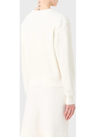 Emporio Armani Bayan Sweat 6r2m7e 2j49z 0101 Ekru Emporio Armani Bayan Sweat 6r2m7e 2j49z 0101 Ekru
