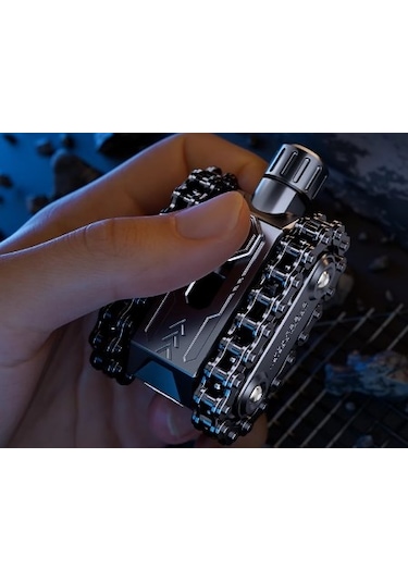 Edc Yeni Nesil Stres Çarkı: Zincir Mekanizmalı Tank Fidget